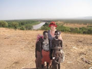plemię Karo - z dziećmi 