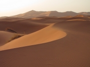 wschód słońca nad Saharą - Erg Chebi 