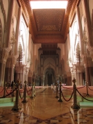 Casablanca - Meczet Hassana II - wnętrze 