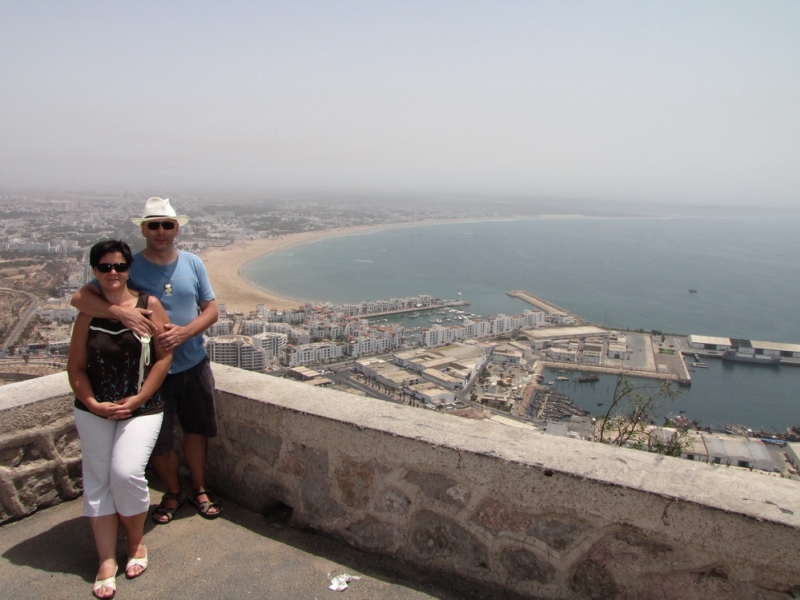 widok na Agadir 