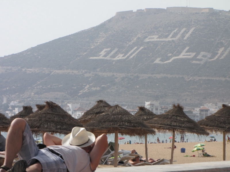 Agadir - można i tak wypoczywać 