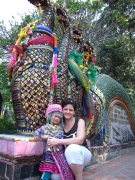 przed światynią Wat Doi Suthep