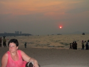 zachód Słońca nad Zatoką Tajlandzką