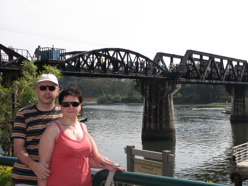 słynny most na rzece Kwai 