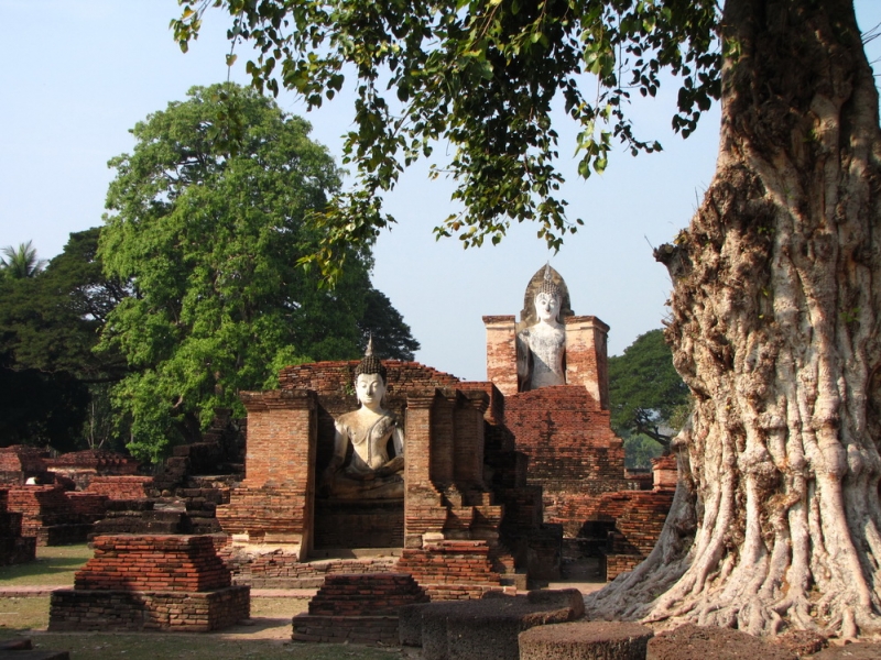 Sukothai - park historyczny - pozostałości stolicy Tajlandii