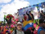 Caracas - ostatni dzień karnawału - z Hugo Chavezem
