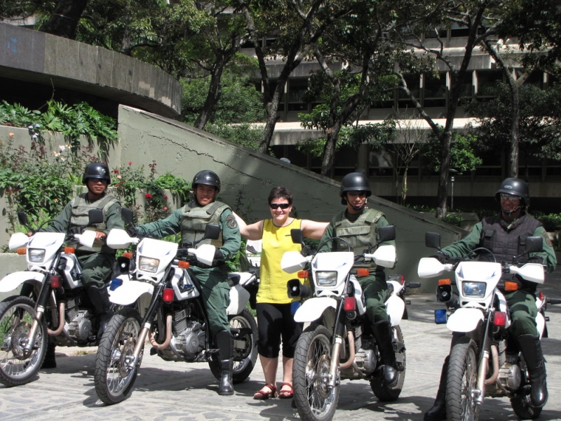 Caracas - w obstawie gwardii narodowej 